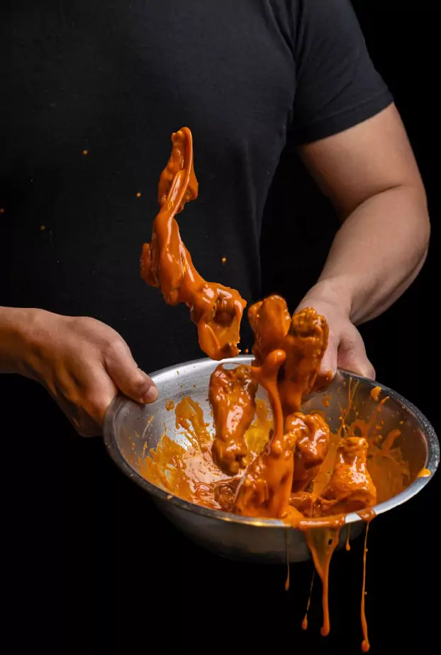 A man with a Wingboy t-shirt